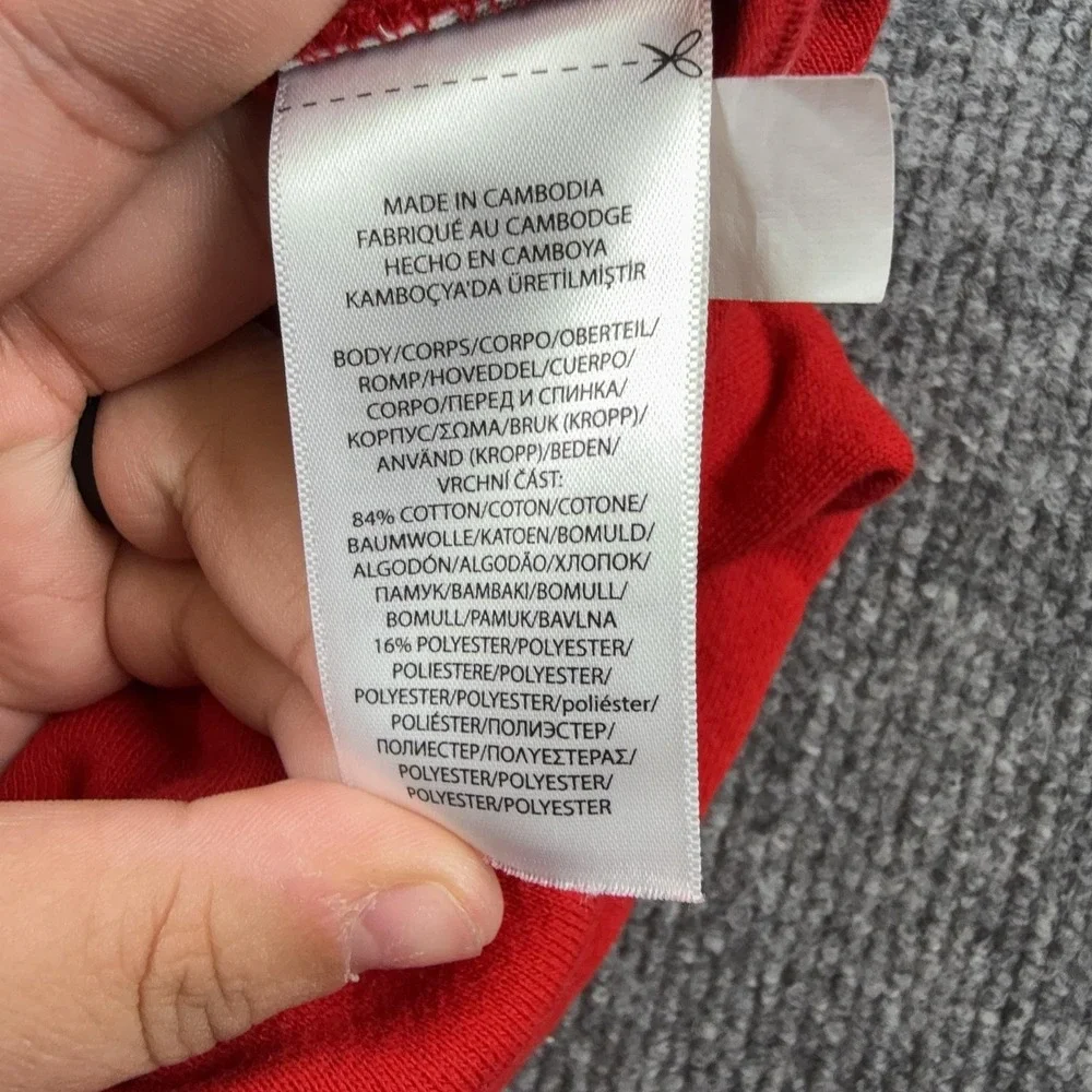 Polo Ralph Lauren Hoodie Sweatshirt Unisex Kids 2T Red Fleece Full Zip Pony Logo